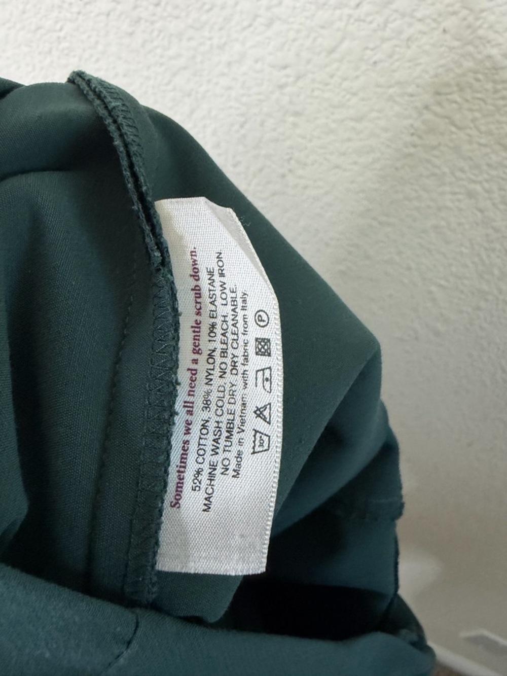 MM Lafleur The Foster Cigarette Pant PowerStretch Forrest Green Womens Size 8 - Picture 5 of 5